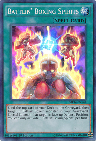 Battlin' Boxing Spirits [MP14-EN168] Super Rare | Jomio and Rueliete's Cards and Comics