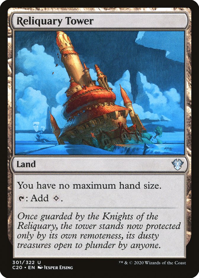 Reliquary Tower [Commander 2020] | Jomio and Rueliete's Cards and Comics