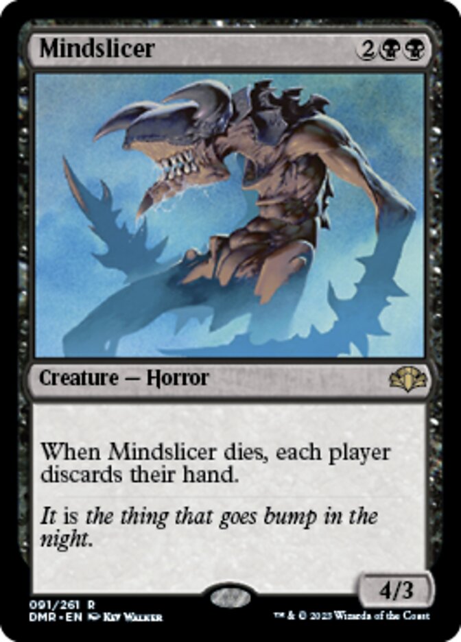 Mindslicer [Dominaria Remastered] | Jomio and Rueliete's Cards and Comics