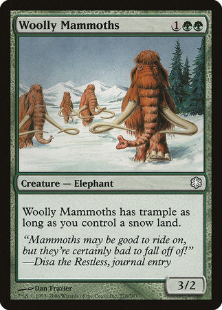 Woolly Mammoths [Coldsnap Theme Decks] | Jomio and Rueliete's Cards and Comics