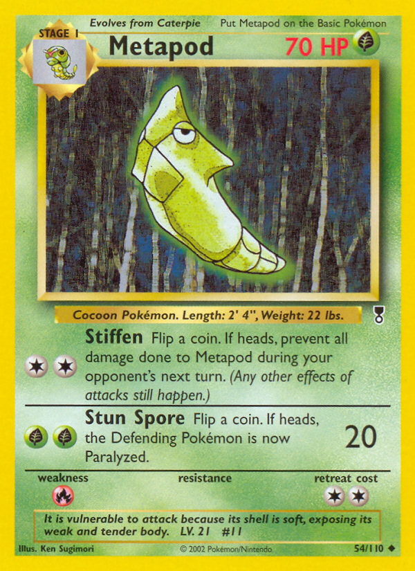 Metapod (54/110) [Legendary Collection] | Jomio and Rueliete's Cards and Comics
