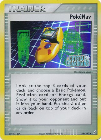 PokeNav (83/100) (Stamped) [EX: Crystal Guardians] | Jomio and Rueliete's Cards and Comics