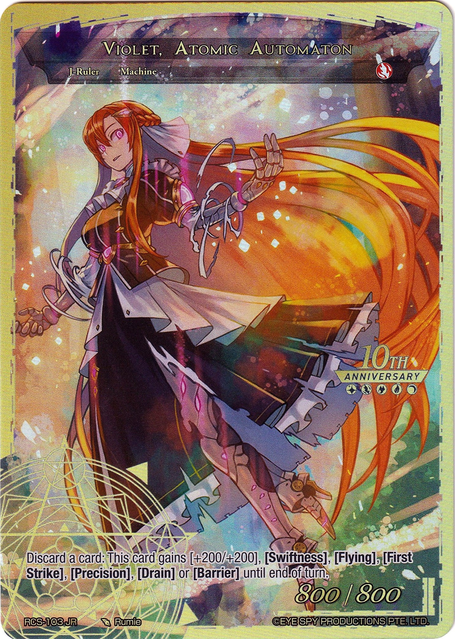 Violet, Atomic Automaton (RCS-103 JR) [10th Anniversary: Ruler Collection Set] | Jomio and Rueliete's Cards and Comics