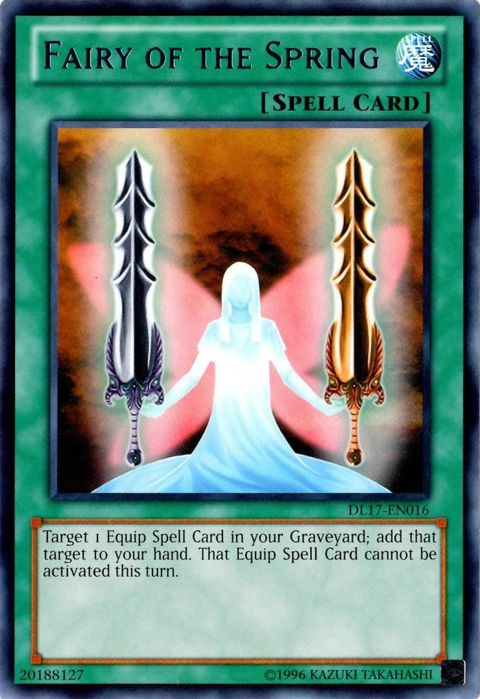 Fairy of the Spring (Blue) [DL17-EN016] Rare | Jomio and Rueliete's Cards and Comics