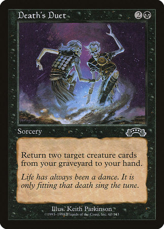Death's Duet [Exodus] | Jomio and Rueliete's Cards and Comics