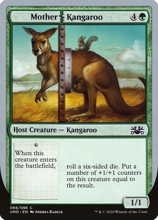 Mother Kangaroo [Unsanctioned] | Jomio and Rueliete's Cards and Comics
