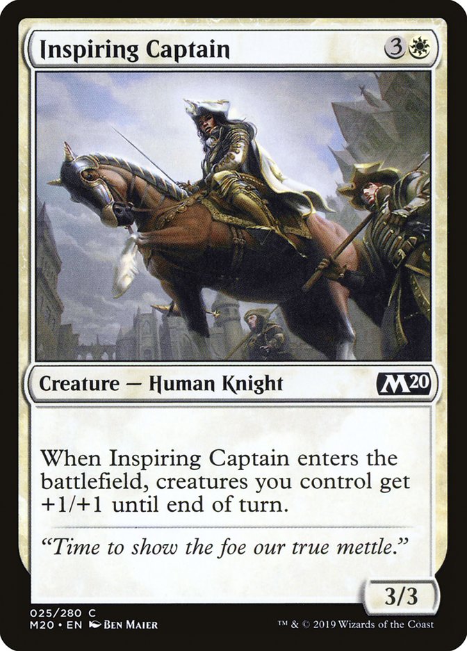 Inspiring Captain [Core Set 2020] | Jomio and Rueliete's Cards and Comics