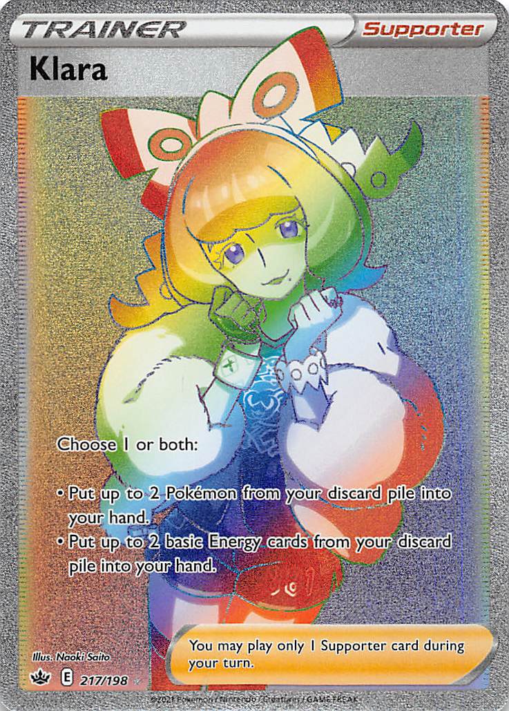 Klara (217/198) [Sword & Shield: Chilling Reign] | Jomio and Rueliete's Cards and Comics