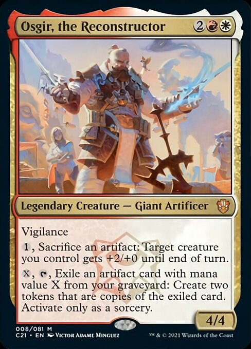 Osgir, the Reconstructor [Commander 2021] | Jomio and Rueliete's Cards and Comics