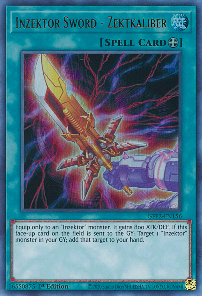 Inzektor Sword - Zektkaliber [GFP2-EN156] Ultra Rare | Jomio and Rueliete's Cards and Comics