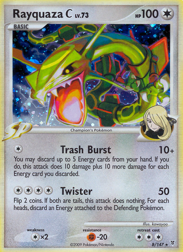 Rayquaza C (8/147) [Platinum: Supreme Victors] | Jomio and Rueliete's Cards and Comics