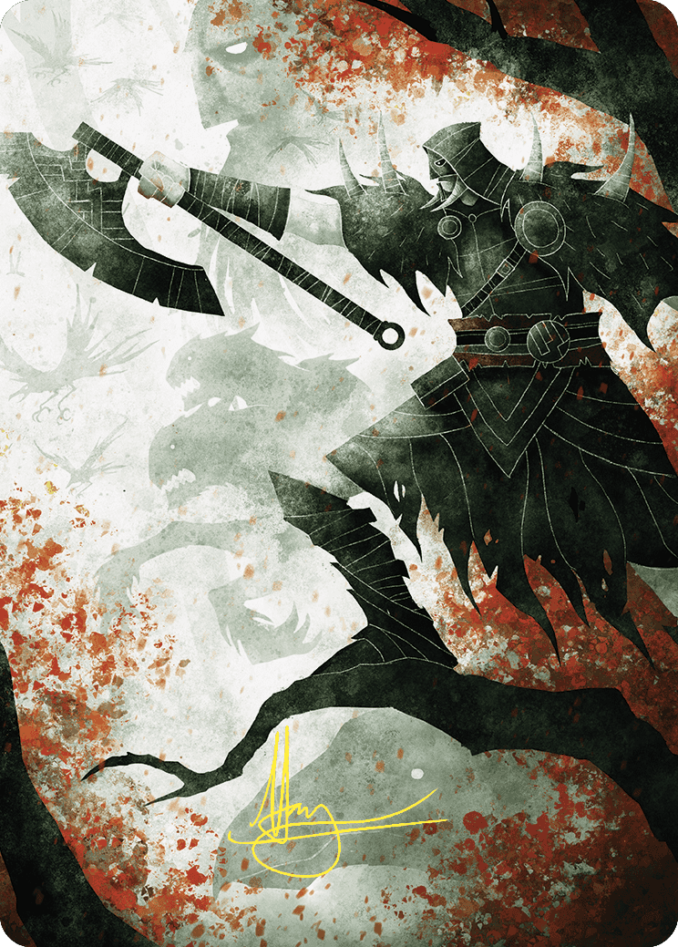 Garruk's Uprising Art Card (Gold-Stamped Signature) [Wilds of Eldraine Art Series] | Jomio and Rueliete's Cards and Comics