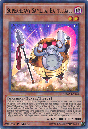 Superheavy Samurai Battleball [CROS-EN008] Super Rare | Jomio and Rueliete's Cards and Comics