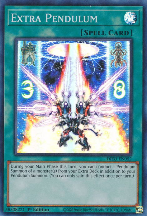 Extra Pendulum [DIFO-EN052] Super Rare | Jomio and Rueliete's Cards and Comics
