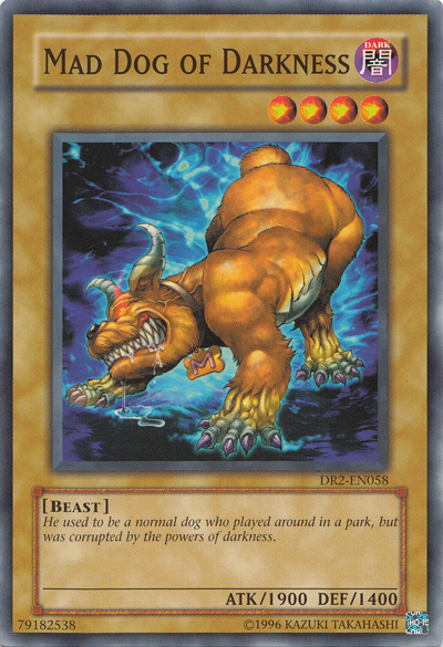 Mad Dog of Darkness [DR2-EN058] Common | Jomio and Rueliete's Cards and Comics