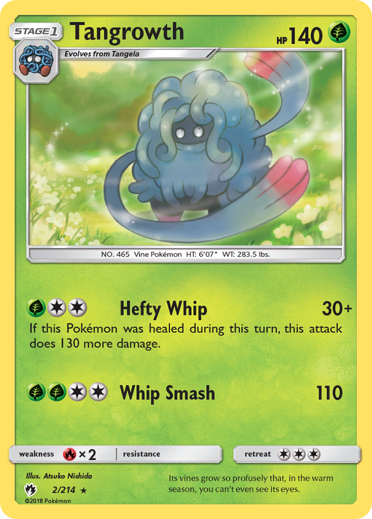 Tangrowth (2/214) [Sun & Moon: Lost Thunder] | Jomio and Rueliete's Cards and Comics