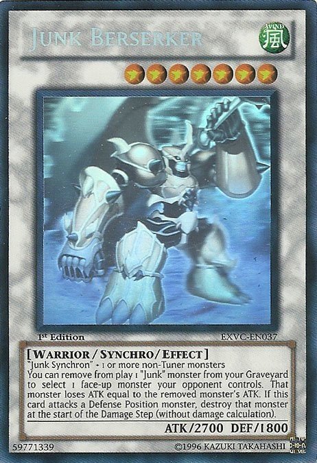 Junk Berserker [EXVC-EN037] Ghost Rare | Jomio and Rueliete's Cards and Comics
