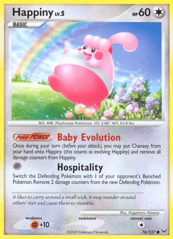 Happiny (76/127) [Platinum: Base Set] | Jomio and Rueliete's Cards and Comics
