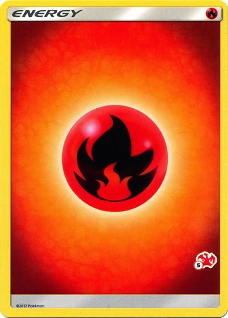 Fire Energy (Charizard Stamp #5) [Battle Academy 2020] | Jomio and Rueliete's Cards and Comics