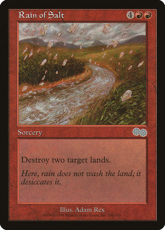 Rain of Salt [Urza's Saga] | Jomio and Rueliete's Cards and Comics