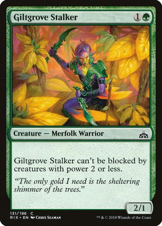 Giltgrove Stalker [Rivals of Ixalan] | Jomio and Rueliete's Cards and Comics