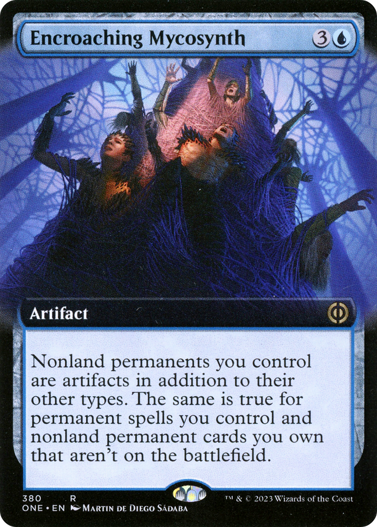 Encroaching Mycosynth (Extended Art) [Phyrexia: All Will Be One] | Jomio and Rueliete's Cards and Comics