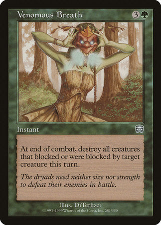 Venomous Breath [Mercadian Masques] | Jomio and Rueliete's Cards and Comics
