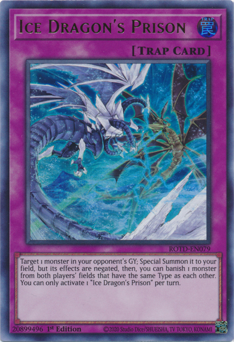 Ice Dragon's Prison [ROTD-EN079] Ultra Rare | Jomio and Rueliete's Cards and Comics