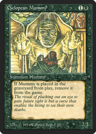 Cyclopean Mummy [Legends] | Jomio and Rueliete's Cards and Comics