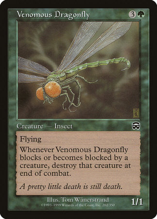 Venomous Dragonfly [Mercadian Masques] | Jomio and Rueliete's Cards and Comics