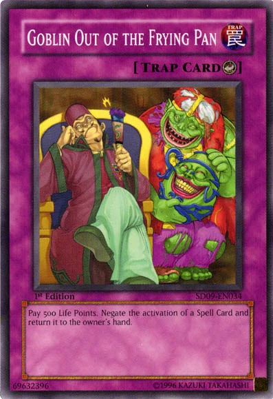 Goblin Out of the Frying Pan [SD09-EN034] Common | Jomio and Rueliete's Cards and Comics