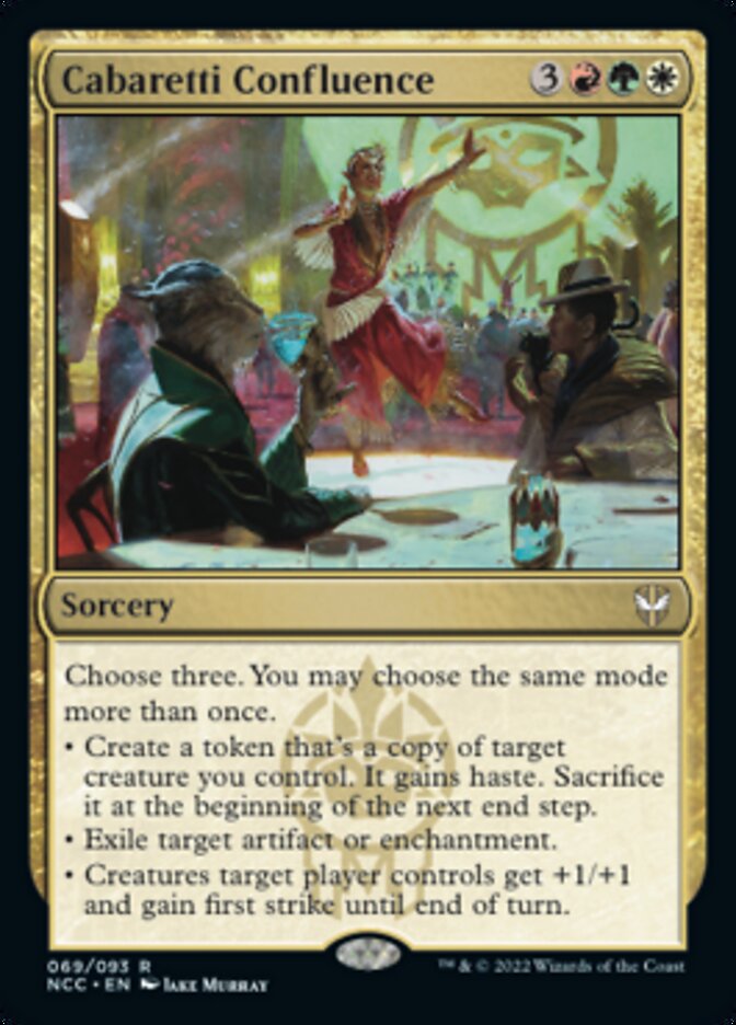 Cabaretti Confluence [Streets of New Capenna Commander] | Jomio and Rueliete's Cards and Comics