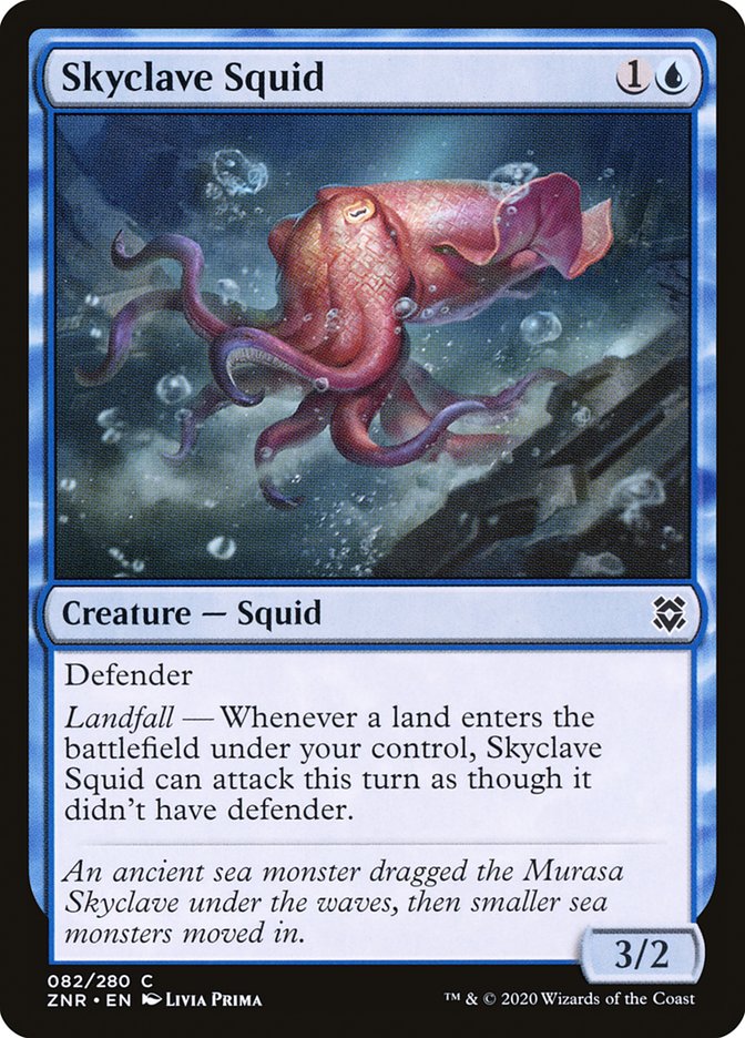 Skyclave Squid [Zendikar Rising] | Jomio and Rueliete's Cards and Comics