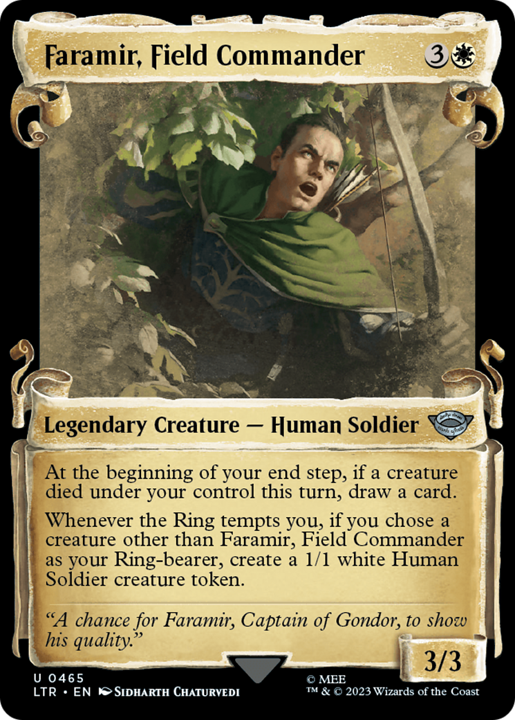 Faramir, Field Commander [The Lord of the Rings: Tales of Middle-Earth Showcase Scrolls] | Jomio and Rueliete's Cards and Comics