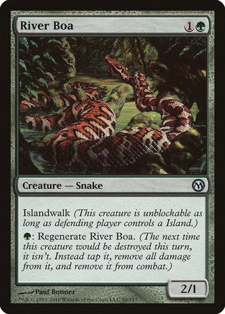 River Boa [Duels of the Planeswalkers] | Jomio and Rueliete's Cards and Comics