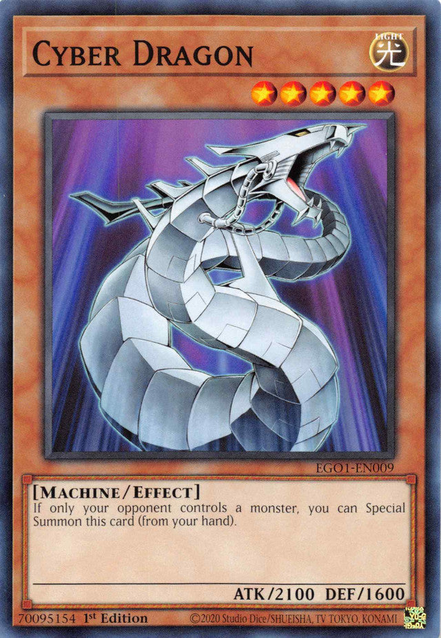 Cyber Dragon [EGO1-EN009] Common | Jomio and Rueliete's Cards and Comics
