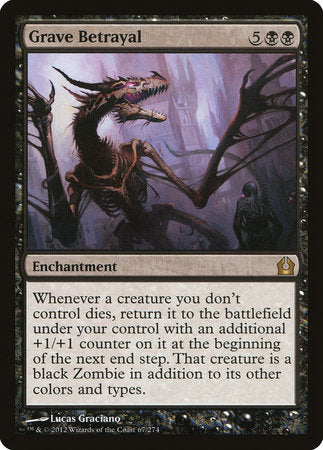 Grave Betrayal [Return to Ravnica] | Jomio and Rueliete's Cards and Comics