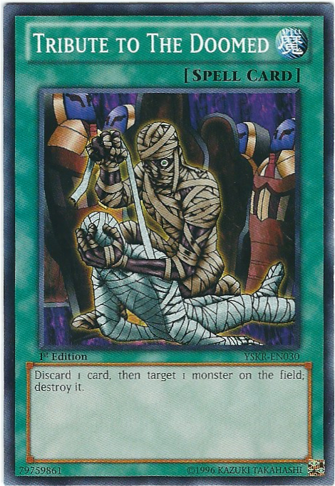 Tribute to the Doomed [YSKR-EN030] Common | Jomio and Rueliete's Cards and Comics