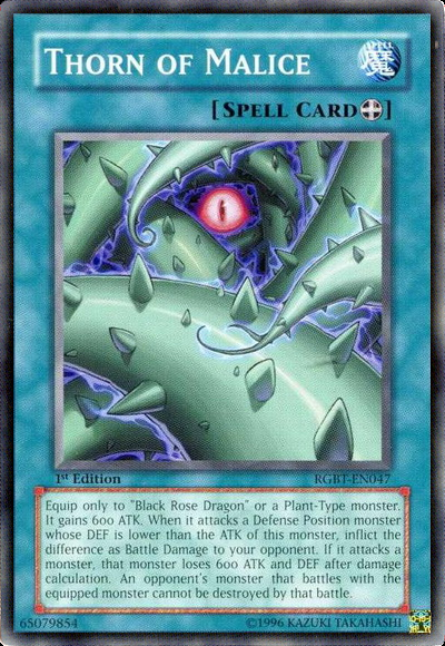 Thorn of Malice [RGBT-EN047] Common | Jomio and Rueliete's Cards and Comics