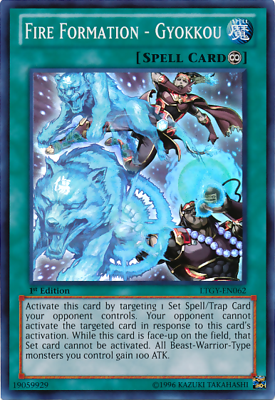 Fire Formation - Gyokkou [LTGY-EN062] Super Rare | Jomio and Rueliete's Cards and Comics