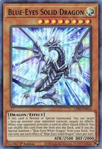 Blue-Eyes Solid Dragon (Green) [LDS2-EN014] Ultra Rare | Jomio and Rueliete's Cards and Comics