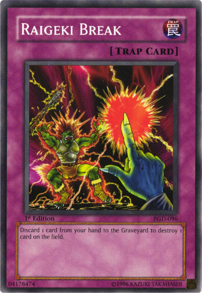 Raigeki Break [PGD-096] Common | Jomio and Rueliete's Cards and Comics