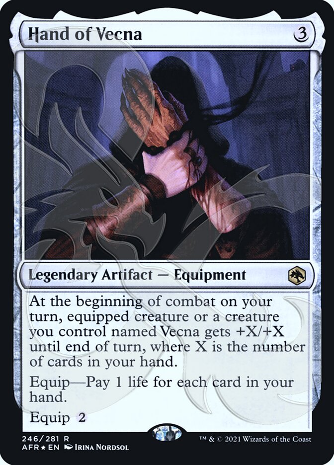 Hand of Vecna (Ampersand Promo) [Dungeons & Dragons: Adventures in the Forgotten Realms Promos] | Jomio and Rueliete's Cards and Comics