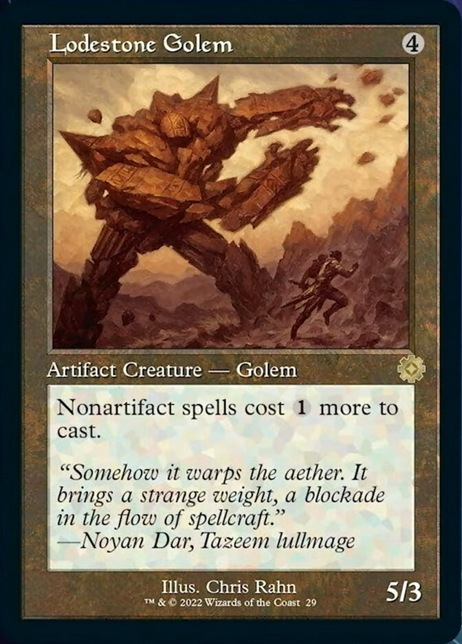 Lodestone Golem (Retro) [The Brothers' War Retro Artifacts] | Jomio and Rueliete's Cards and Comics