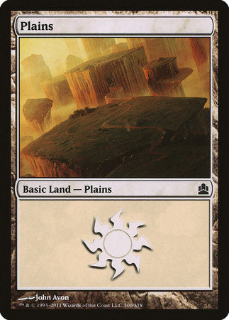 Plains (300) [Commander 2011] | Jomio and Rueliete's Cards and Comics