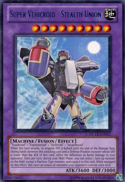 Super Vehicroid - Stealth Union (Blue) [DL12-EN011] Rare | Jomio and Rueliete's Cards and Comics