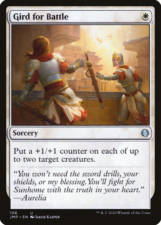 Gird for Battle [Jumpstart] | Jomio and Rueliete's Cards and Comics