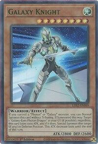 Galaxy Knight (Green) [LDS2-EN049] Ultra Rare | Jomio and Rueliete's Cards and Comics