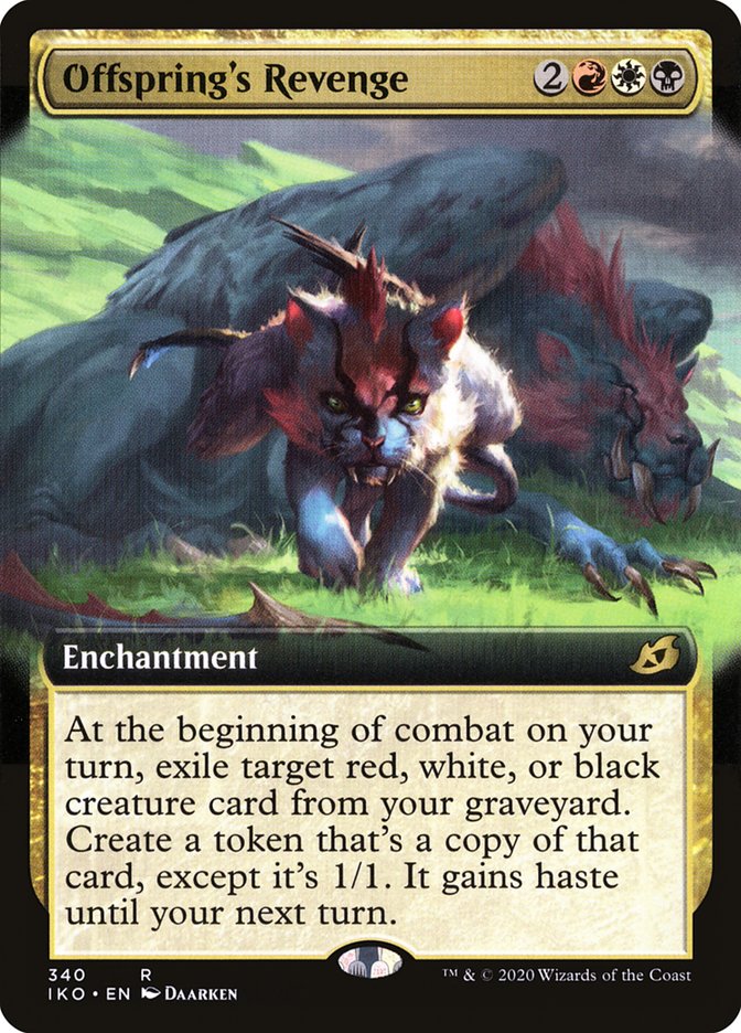Offspring's Revenge (Extended Art) [Ikoria: Lair of Behemoths] | Jomio and Rueliete's Cards and Comics