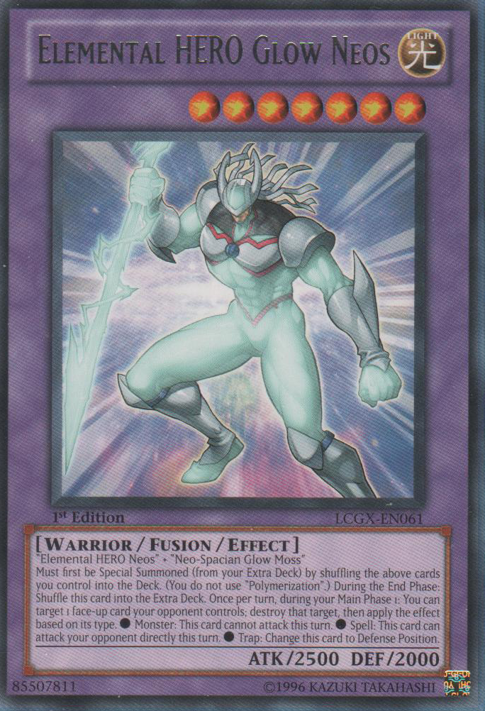 Elemental HERO Glow Neos [LCGX-EN061] Rare | Jomio and Rueliete's Cards and Comics